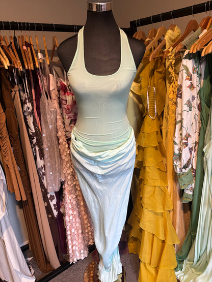 Benni - Jade Aqua Dress