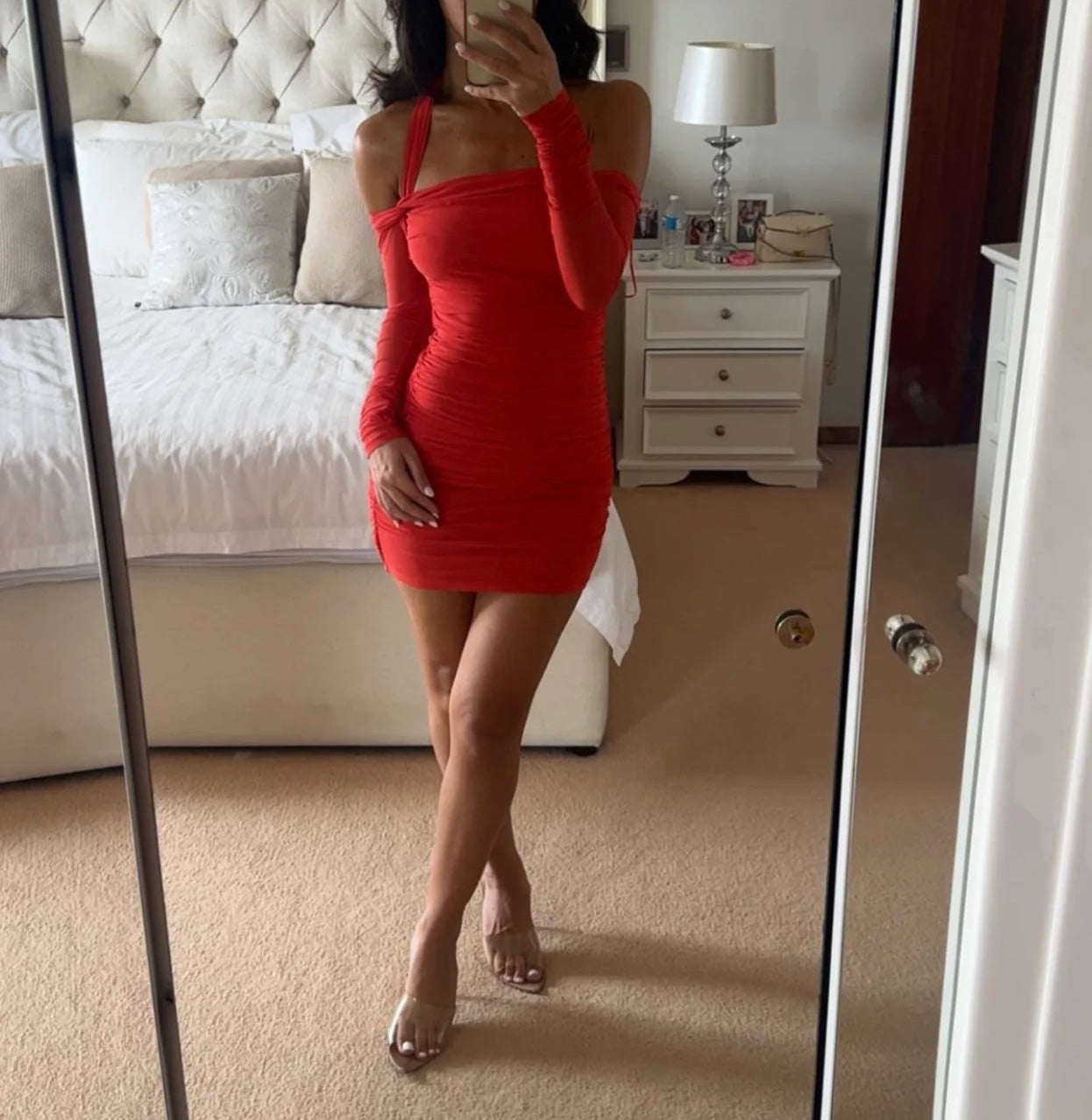 Misha Collection - Sonnet Mesh Mini Dress size xs